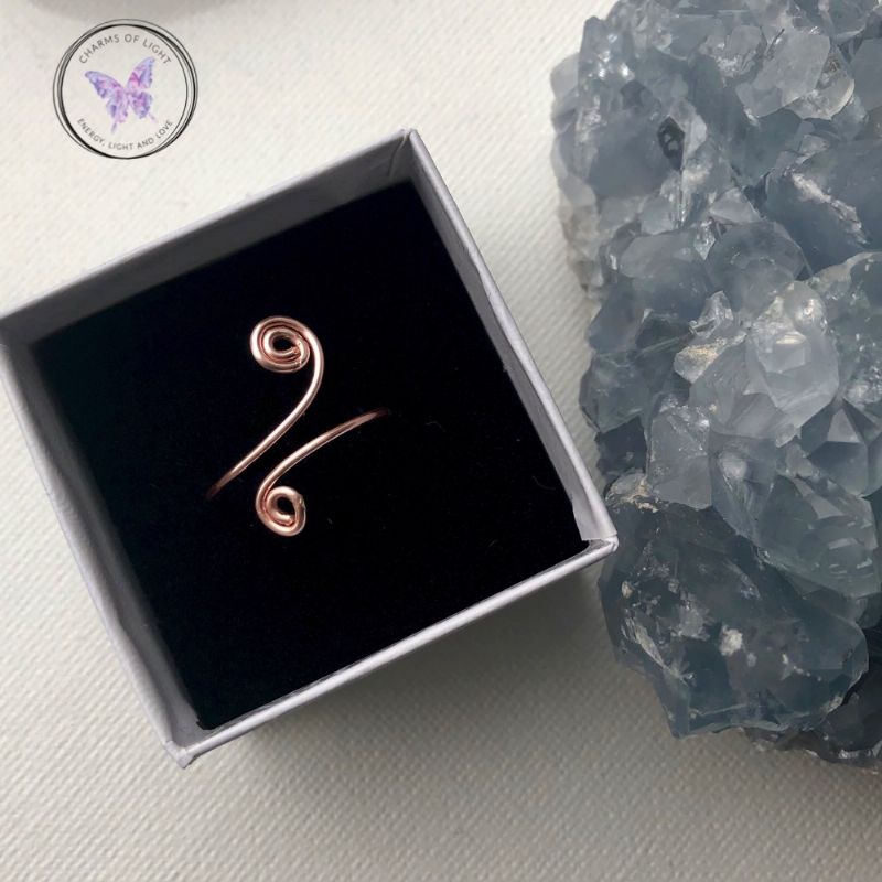 Copper Swirl Ring